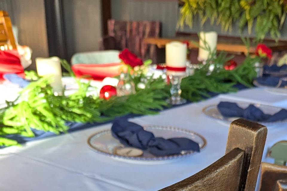 Festive chair sash