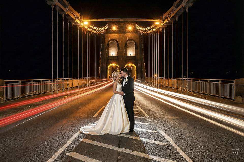 Menai Bridge Night Shot