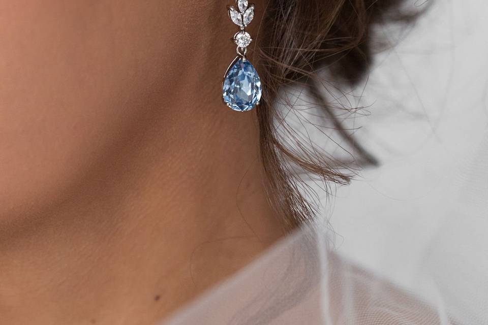 Sapphire earrings