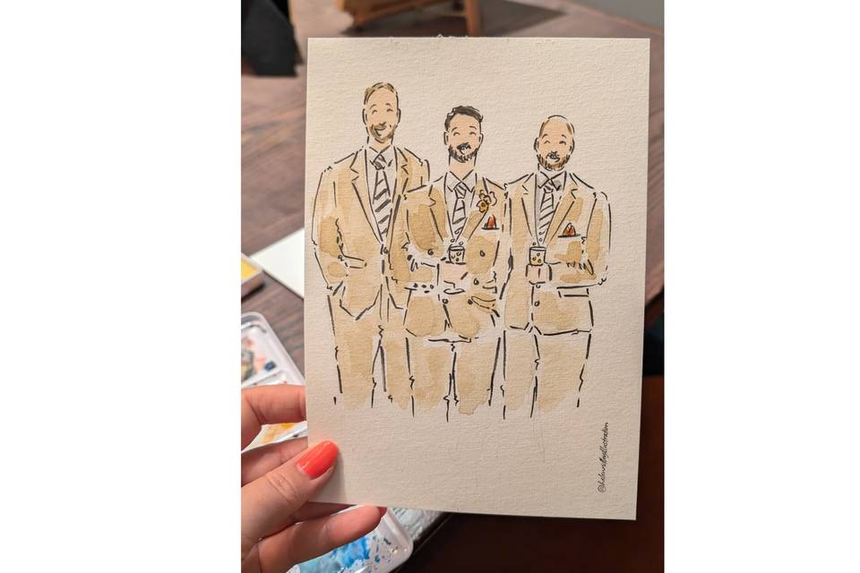 Groomsmen portrait