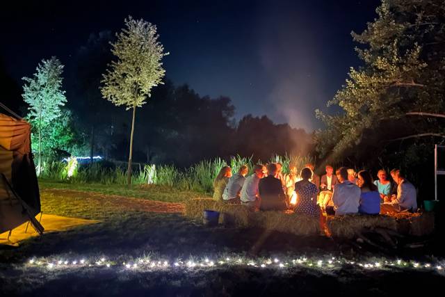 Fire pit space