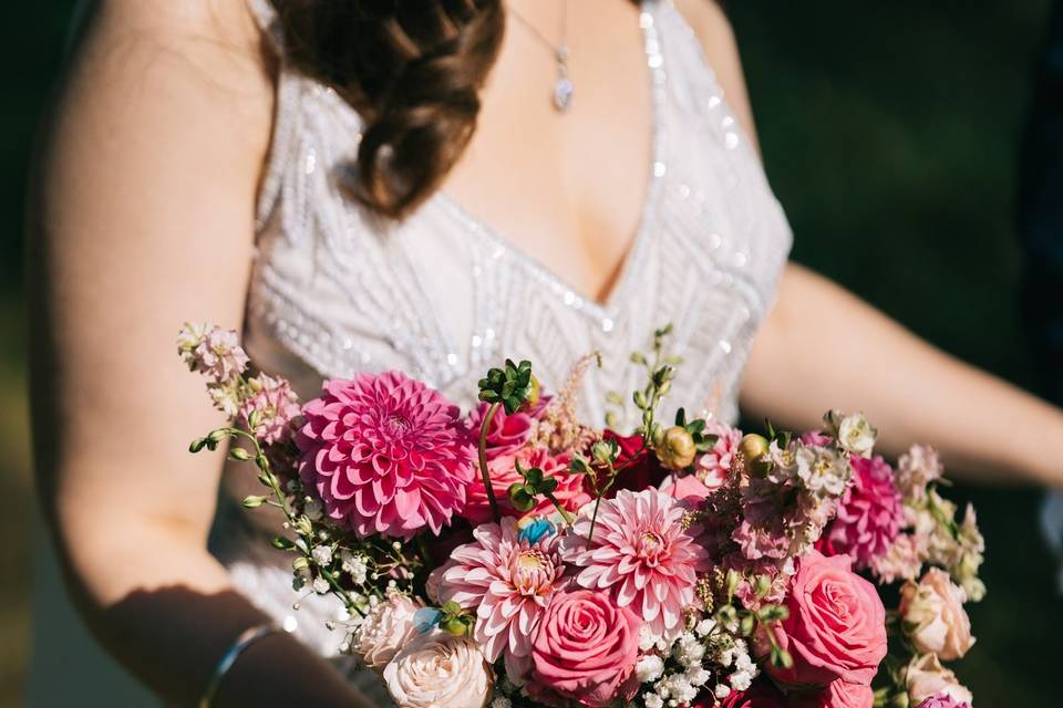 Locally grown flowers