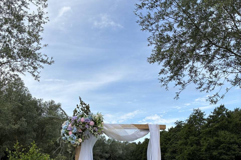 Lakeside ceremony
