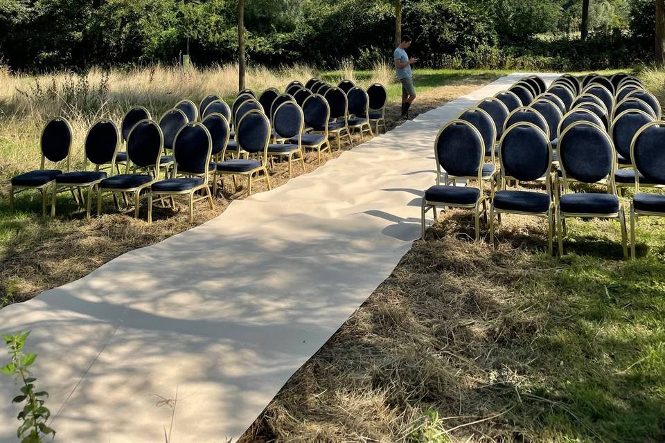 The willows ceremony space