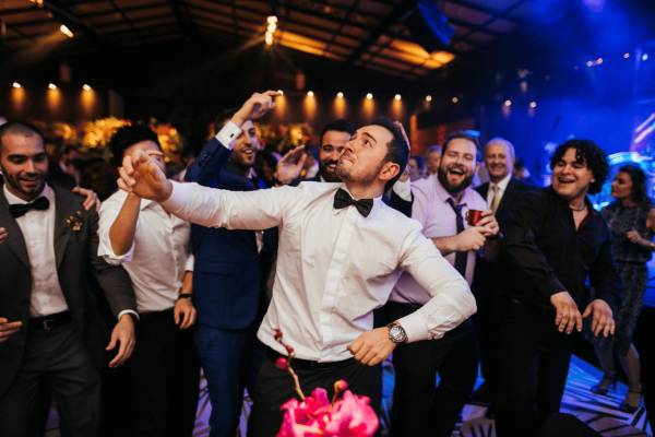 Groom's Men having a blast