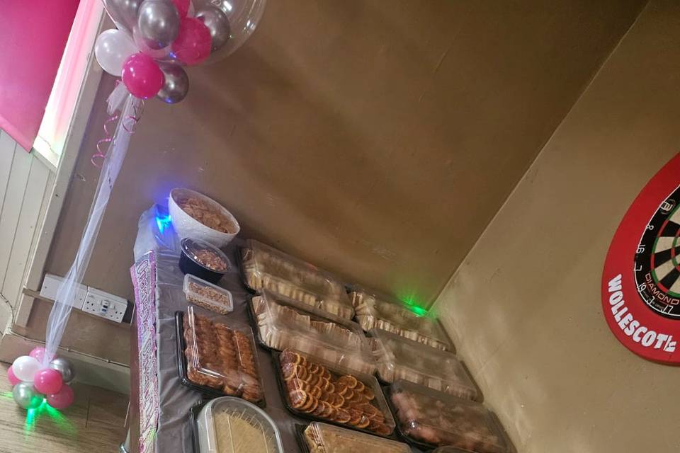 Buffet food