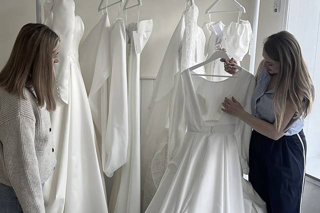 Private bridal appointments.