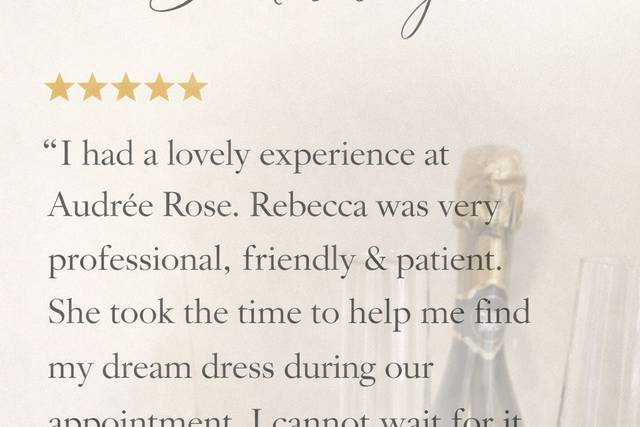 Bridal reviews