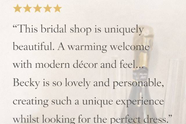 Bridal reviews