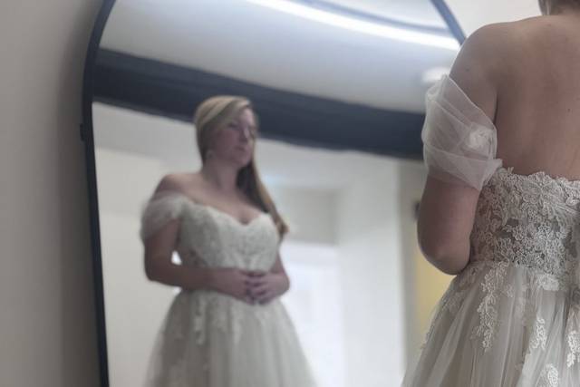 Modern bridal silhouettes.