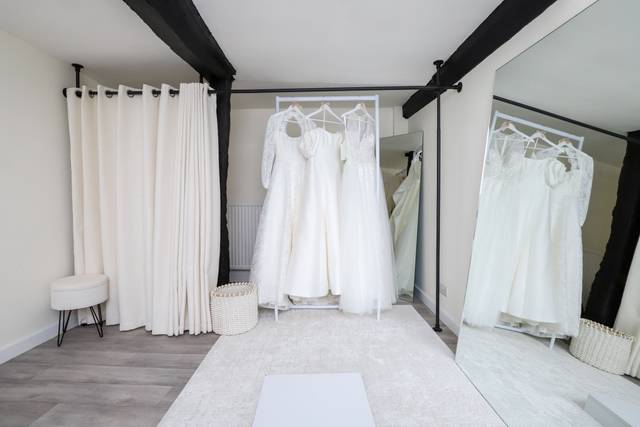 Boutique mirrors and racks