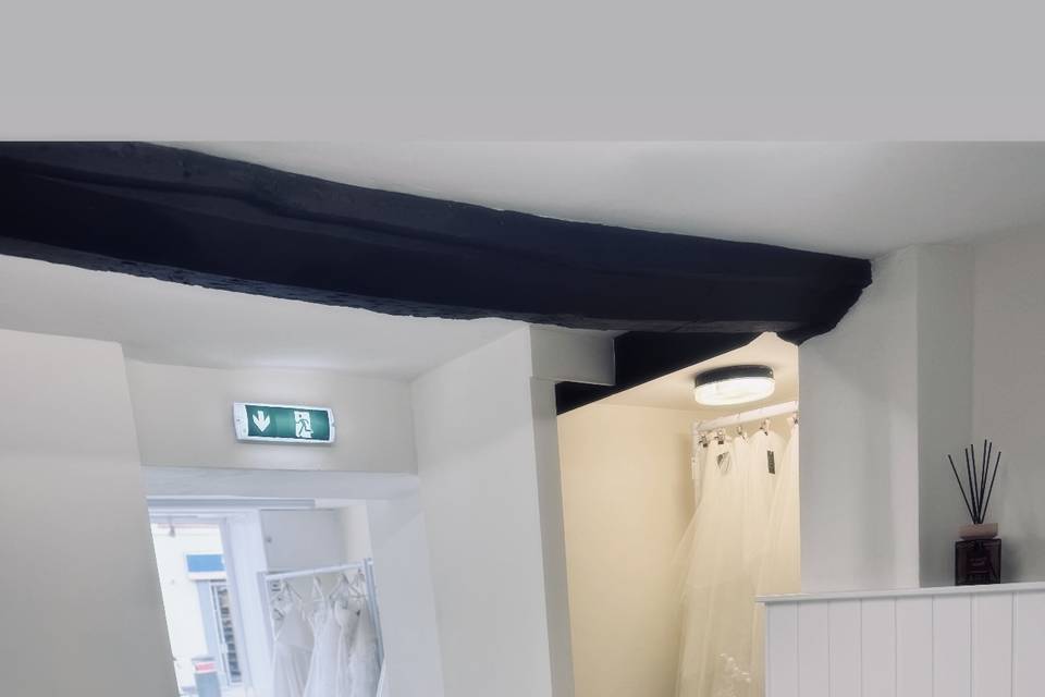 Private bridal space.