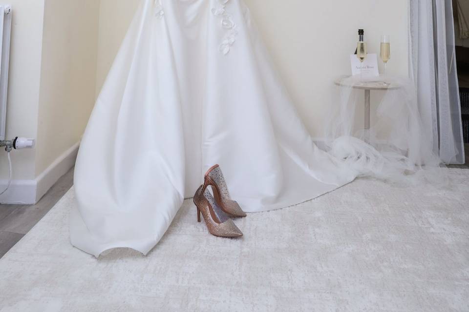 Bridal dress feature