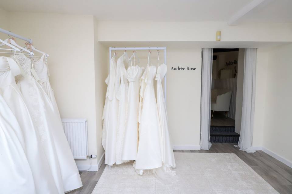 Fitting room entryway