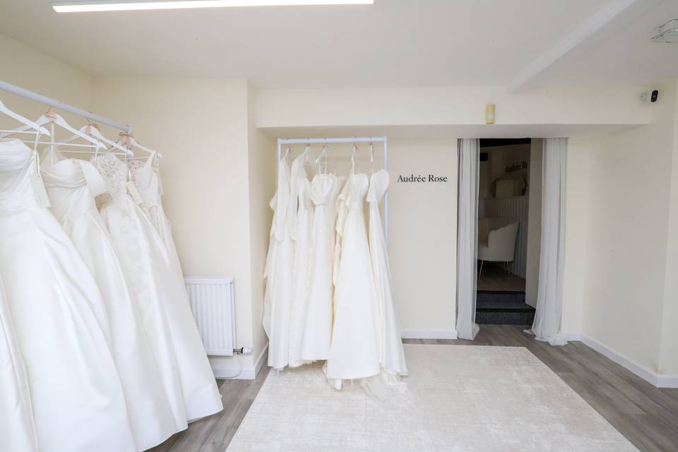 Interior boutique aisle