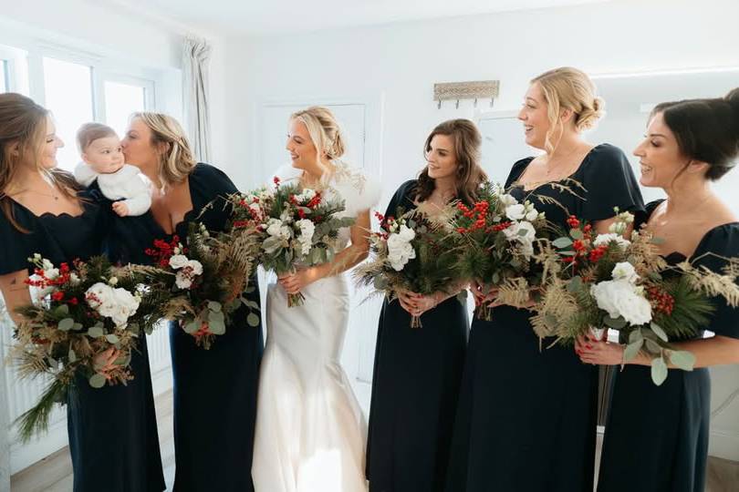 Lucy and Bridesmaids