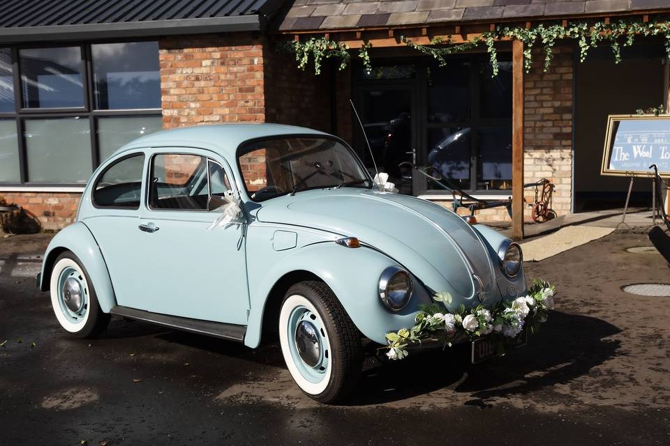 VW Beetle Wedding cars