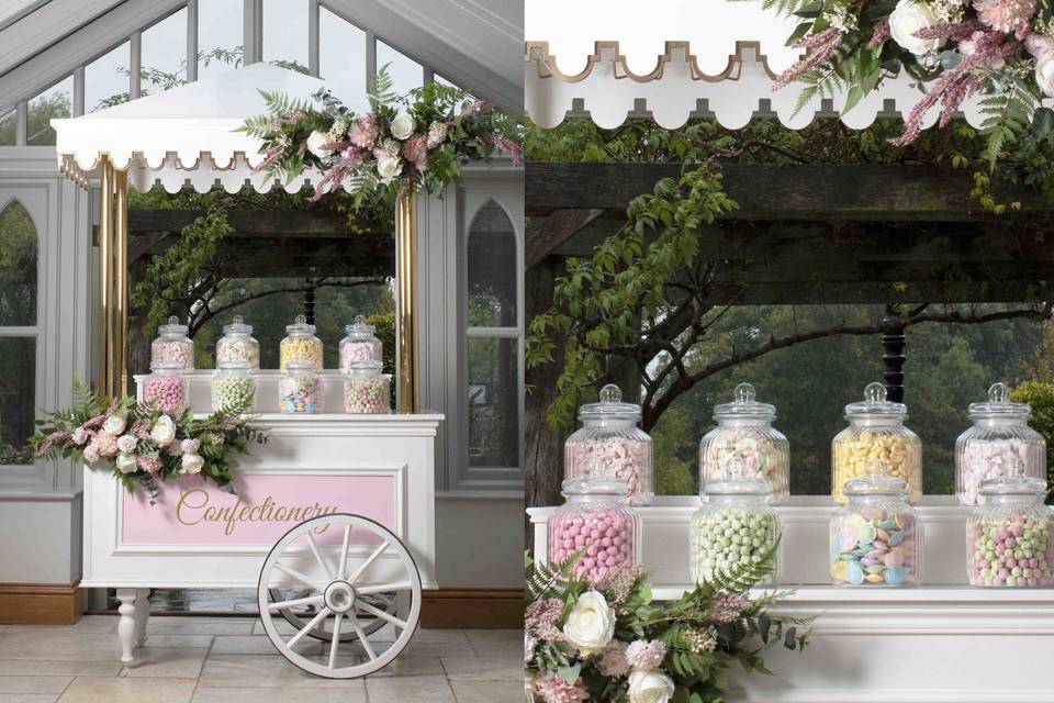 Personalised candy cart