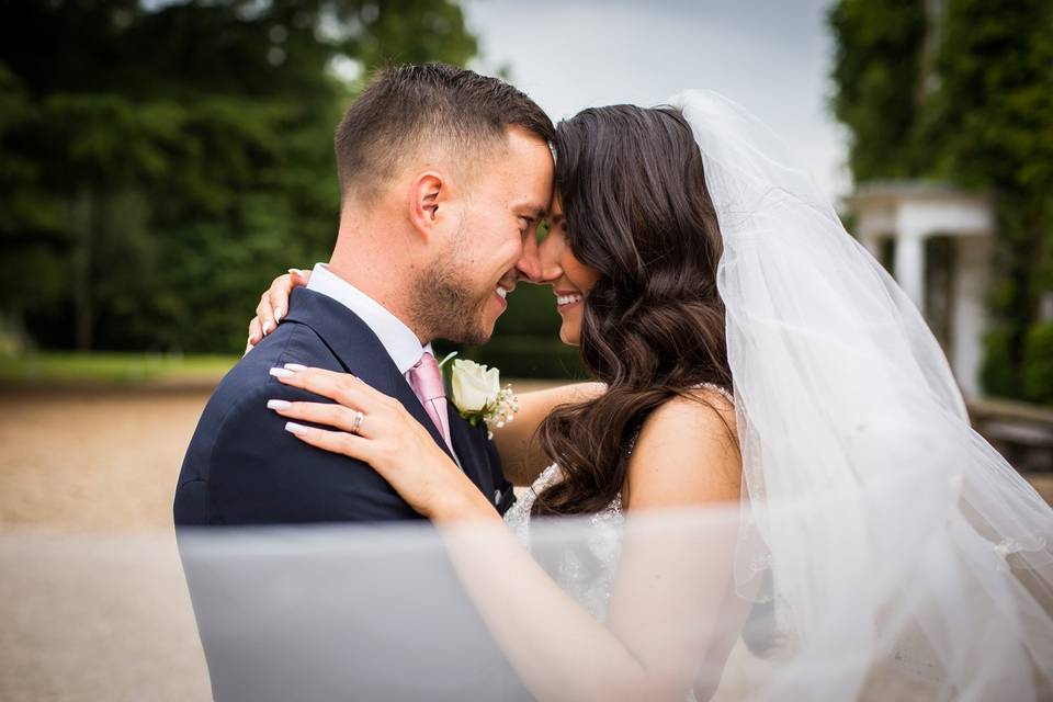 Bride and groom portraits