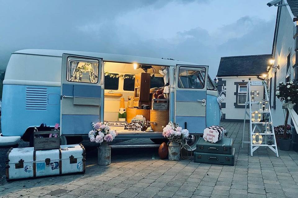 Evening Campervan booth NI