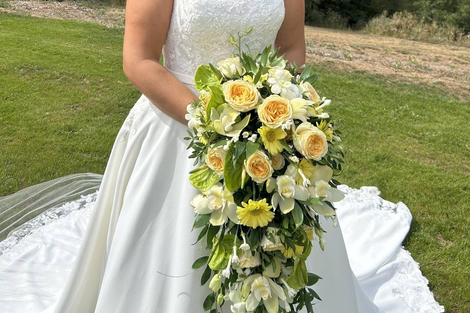A stunning bridal look