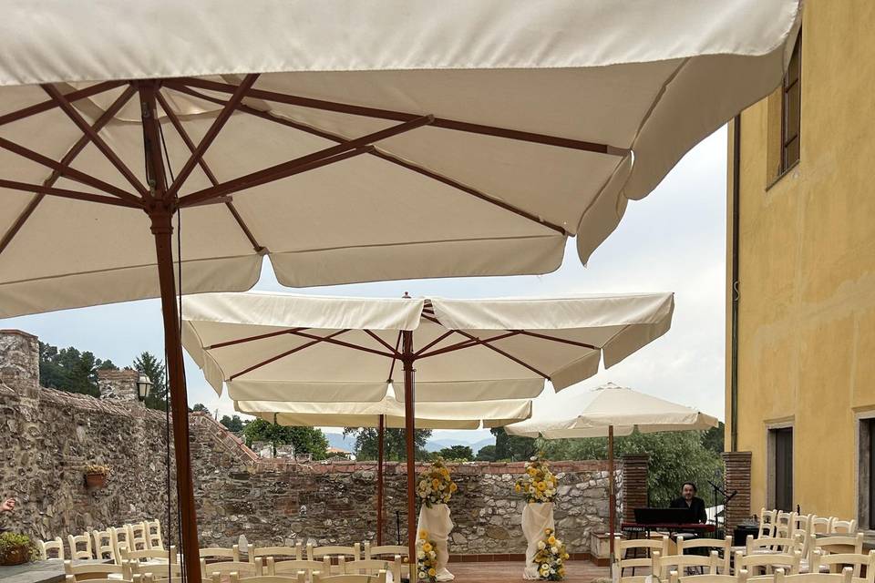 Symbolic ceremony terrace