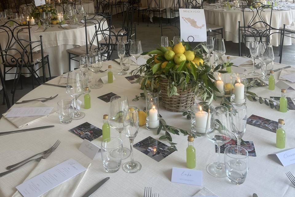 Details wedding tables