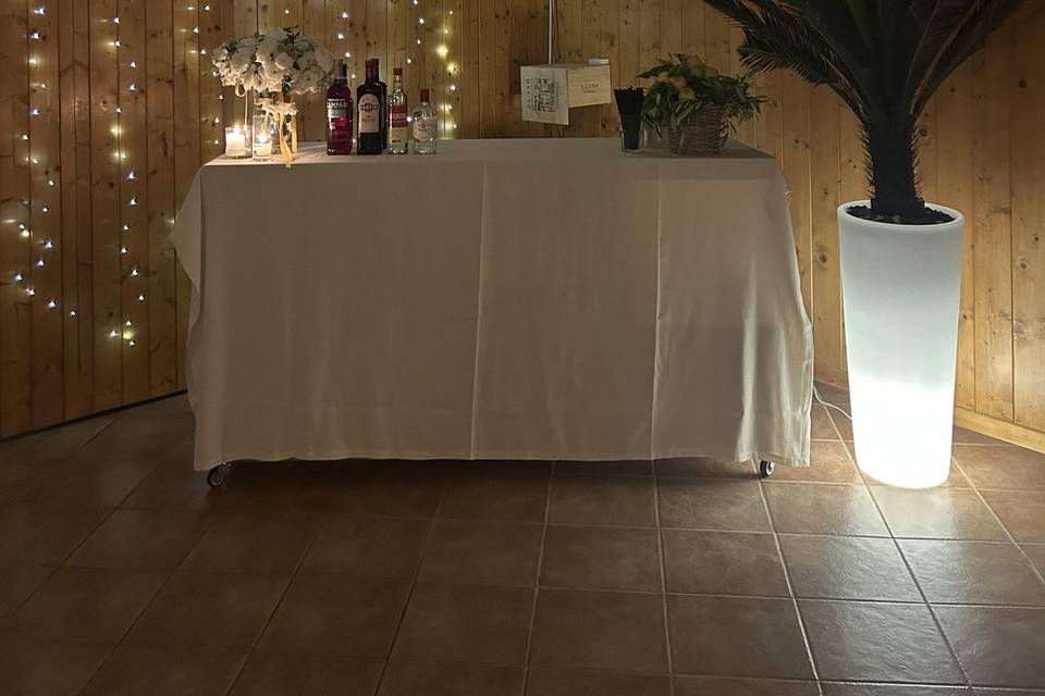 Set up wedding party