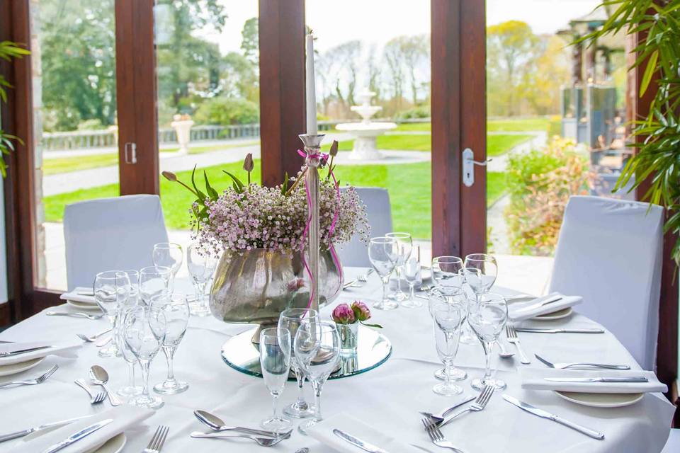 Ceremony in Garden Room