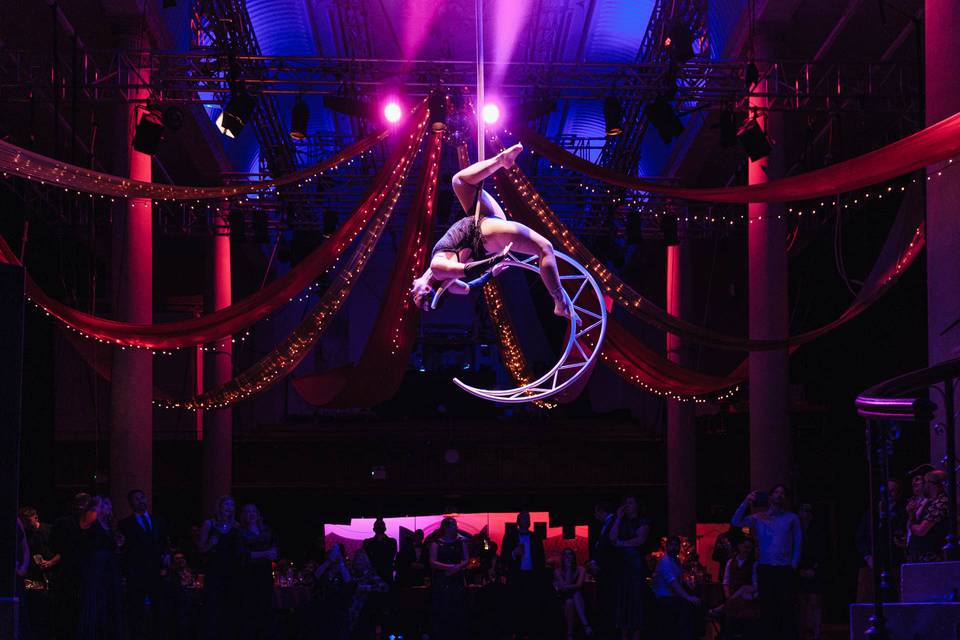 Aerial Moon performance