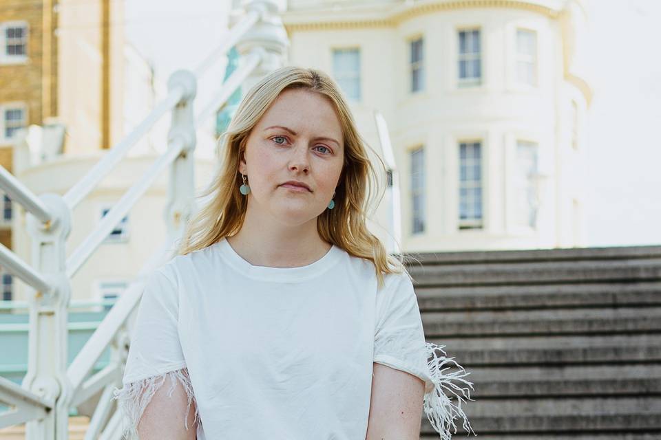 On the steps