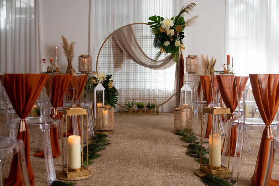 Stunning ceremony space