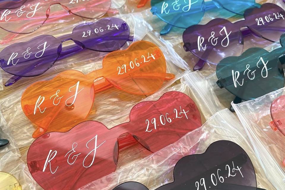 Personalised glasses