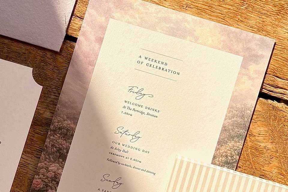 Bespoke Invitation Suite