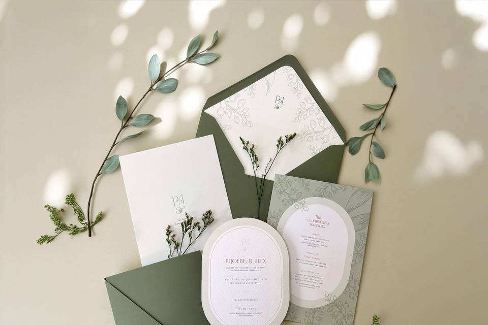 Ever Entwined Invitation Suite