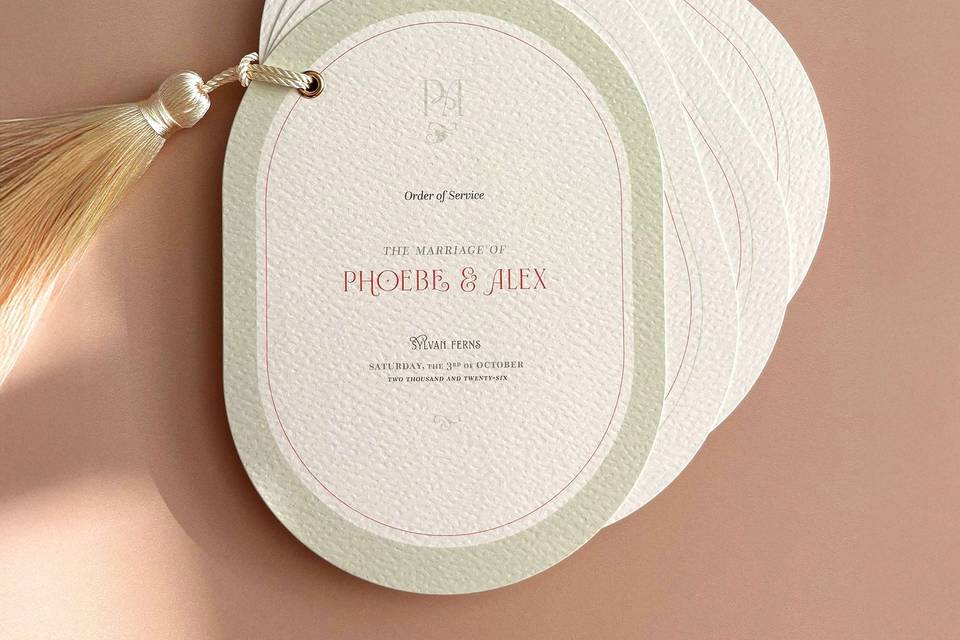 Layered Ceremony Booklet