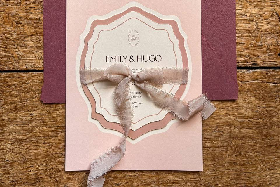 Layered Bespoke Stationery