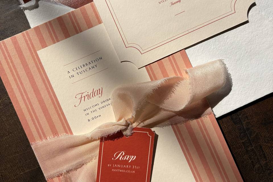 Bespoke Stationery Details