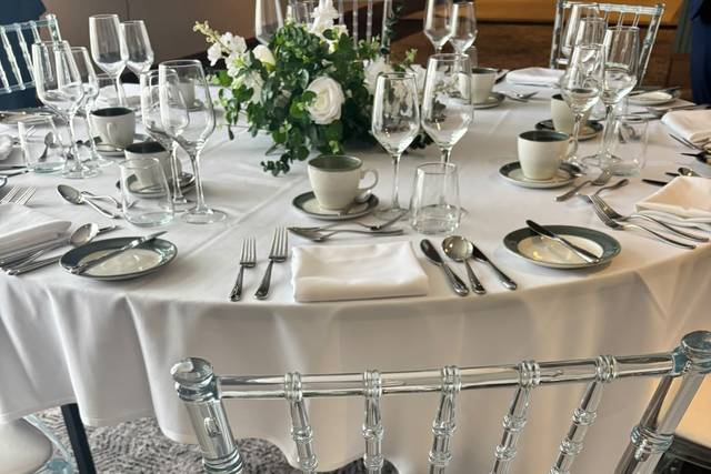 Ghost Chiavari chairs