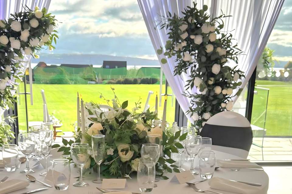 Floral pillars