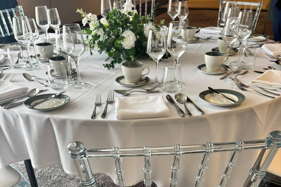 Ghost Chiavari chairs