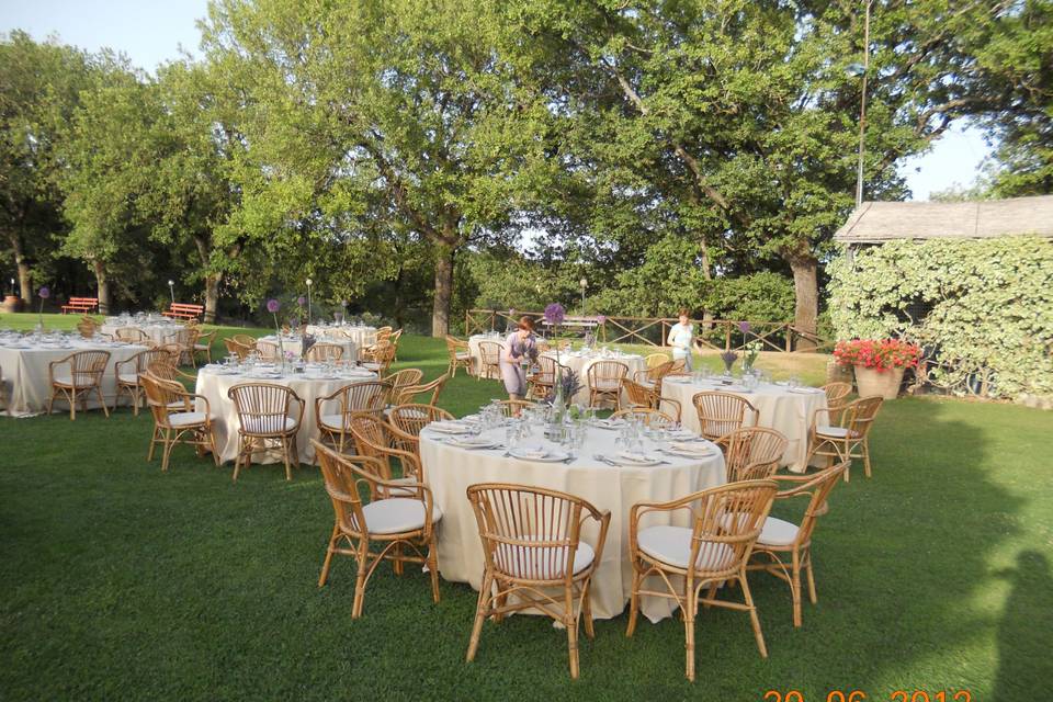 Ceremony in the park