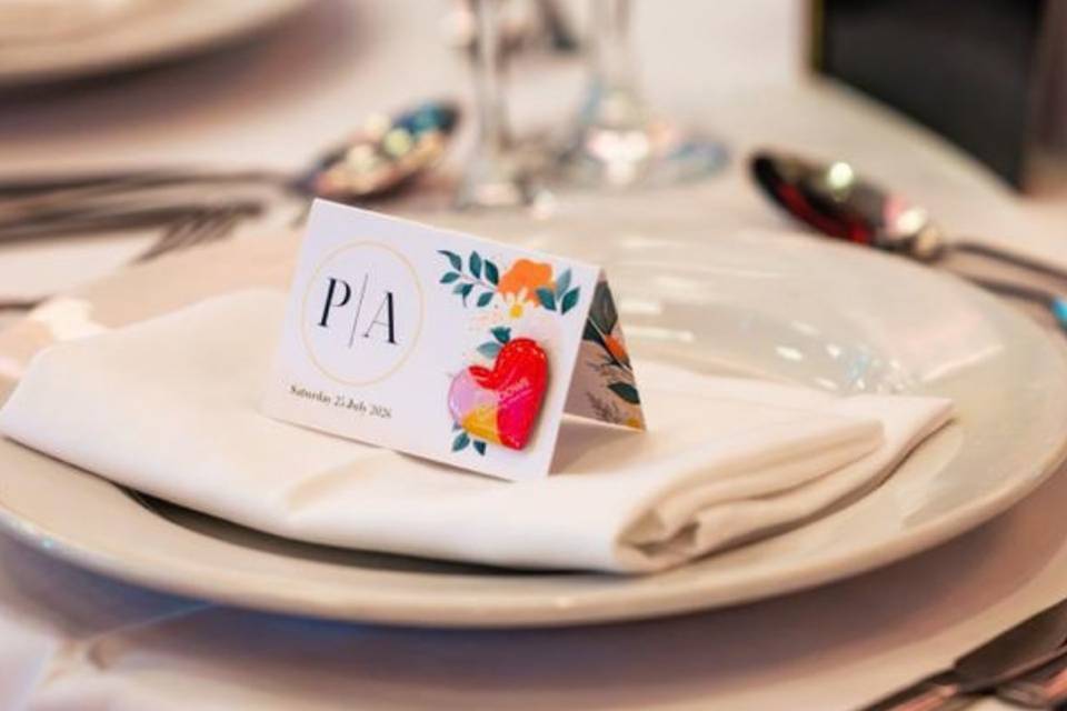 Gold Wedding Favours (Front)
