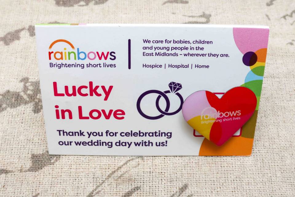 Bronze Wedding Favour (Front)