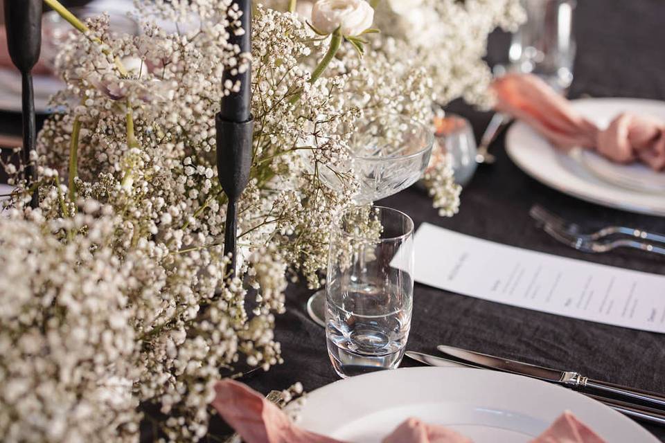 Interior table setting