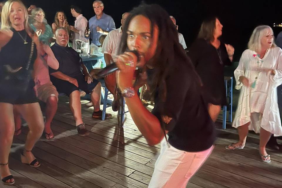 Guest vocalist in Barbados