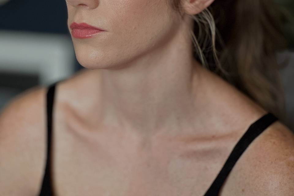 Soft glowing skin.