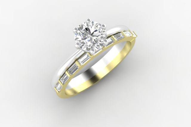 Engagement and wedding bands