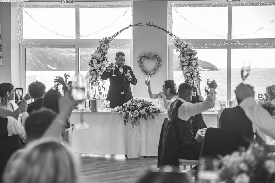 A Toast to the New Mr & Mrs