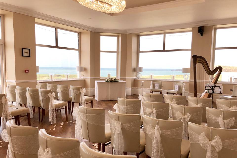 Ceremony with Sea Views